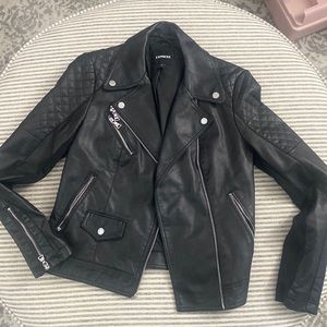 Black, Express faux leather jacket